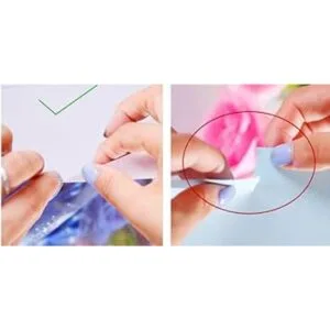 DODXIAOBEUL 20 hojas de papel de regalo negro impermeable_5