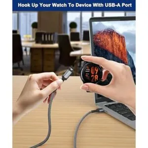 Itramax Paquete de 2 cables de carga para Garmin Watch_6