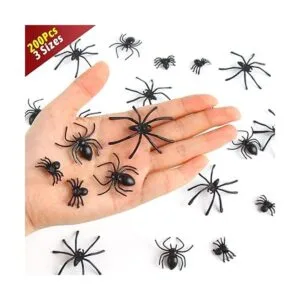 CCINEE 200 piezas de mini arañas realistas arañas_3
