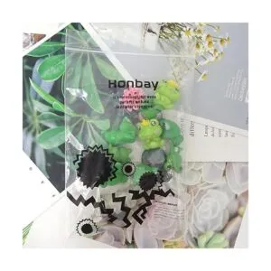 Honbay 11 figuras en miniatura de rana de resina lindo_7