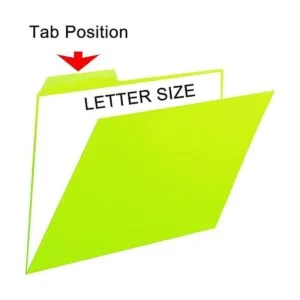 Youngever Paquete de 10 carpetas de pestañas de plástico_2