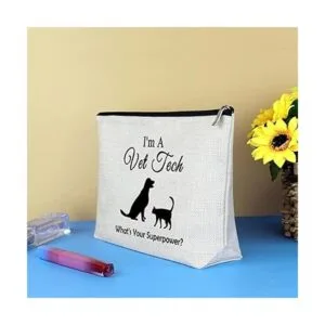 Vet Tech Bolsa de maquillaje para veterinario regalo de_6