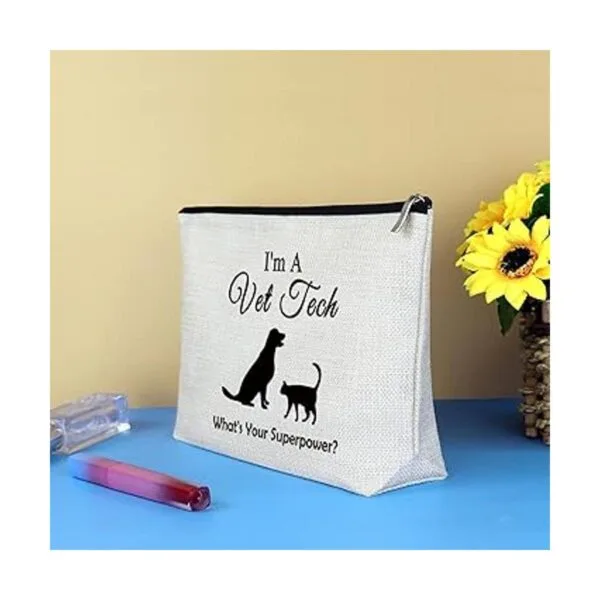 Vet Tech Bolsa de maquillaje para veterinario regalo de_6