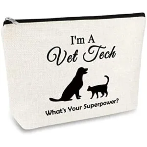 Vet Tech Bolsa de maquillaje para veterinario regalo de_1