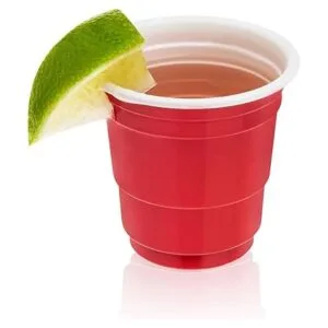 True Vaso rojo para fiesta vaso de 1.5 onzas vasos_2