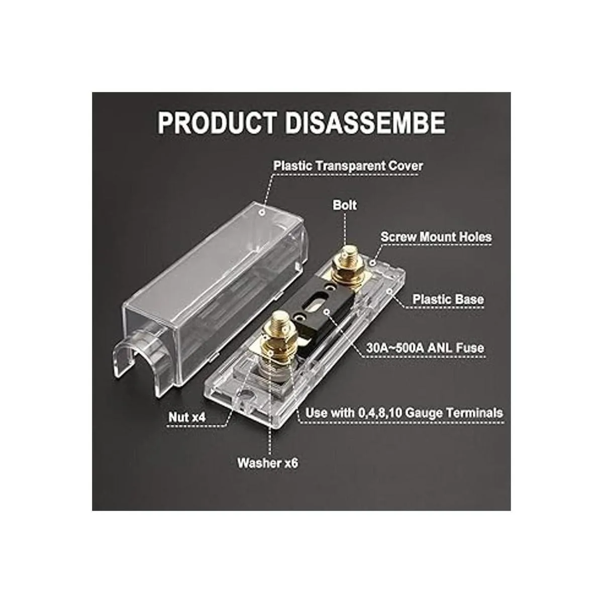 Baomain ANL120A Fusible ANL de protección eléctrica de 120_7