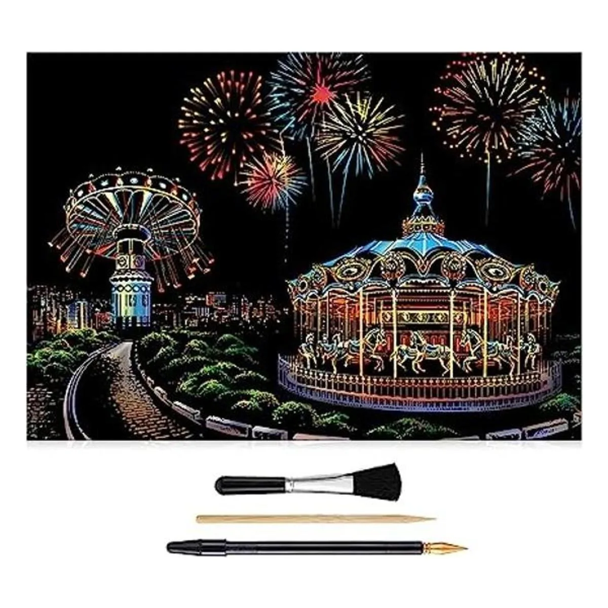 Kits de pintura para rascar para adultos y niños juego de_1