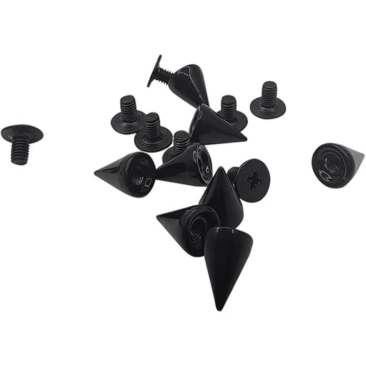 zhuohai 100 pares de pernos de rosca con puntas de cono_6