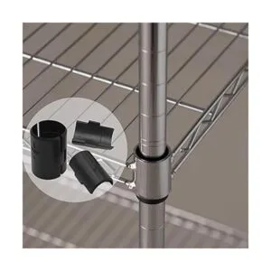 Clips para estantes de alambre 20 pares de 40 piezas para_4