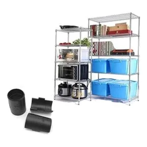 Clips para estantes de alambre 20 pares de 40 piezas para_5