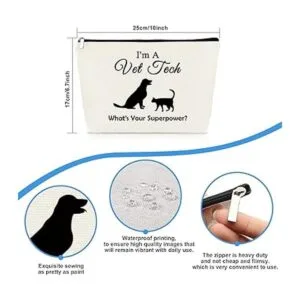 Vet Tech Bolsa de maquillaje para veterinario regalo de_2