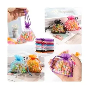 ENNIYU Bolsas de organza transparentes bolsas de regalo_5
