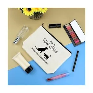 Vet Tech Bolsa de maquillaje para veterinario regalo de_3