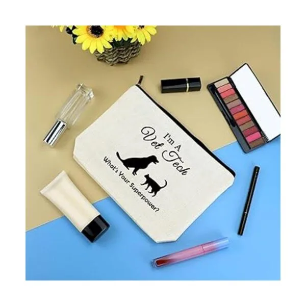 Vet Tech Bolsa de maquillaje para veterinario regalo de_3