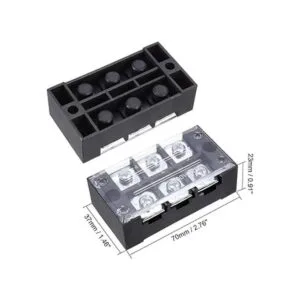 uxcell Conector de barrera de cable de 10 posiciones con_3