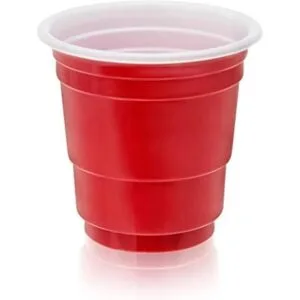 True Vaso rojo para fiesta vaso de 1.5 onzas vasos_1