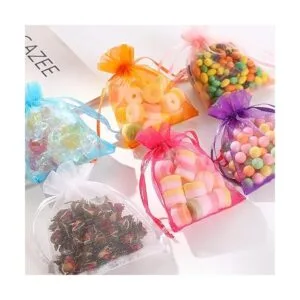ENNIYU Bolsas de organza transparentes bolsas de regalo_4