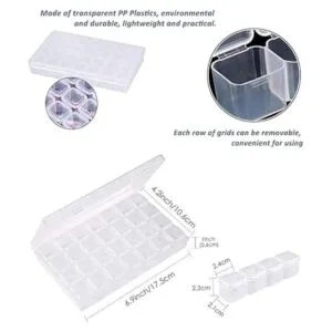Perzomido Organizador de plástico con ranuras para_6