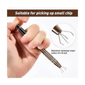 BOBORAT Pinzas de acero inoxidable con 4 garras_3