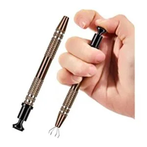 BOBORAT Pinzas de acero inoxidable con 4 garras_1