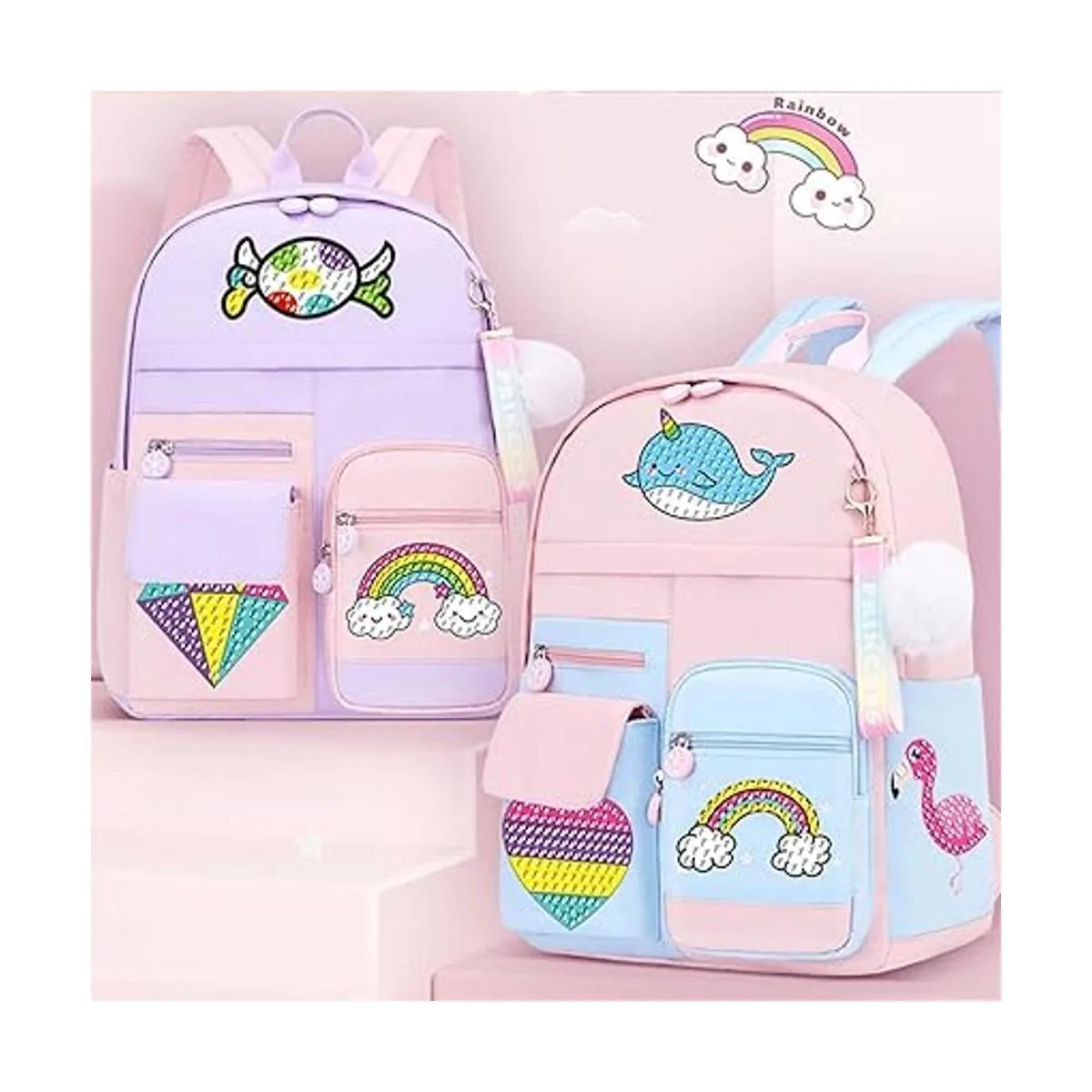 MEIEST Kit de pegatinas de pintura de diamante 5D para_3