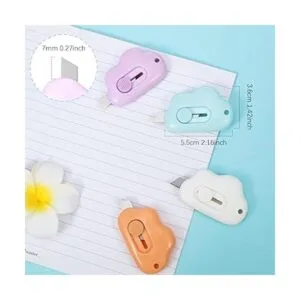 12 piezas de mini cuchillos retráctiles cortador de_2