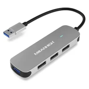 MEANHIGH Hub USB de 4 puertos para laptop USB 3.0 USB 2.0_1
