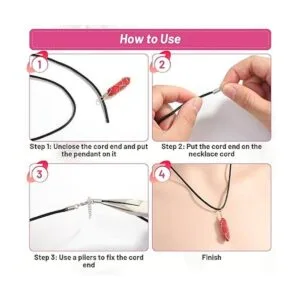 Selizo 50 piezas de cordón de seda satinada con cierre de_5