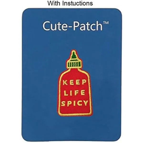 Keep Life Parche bordado con texto en inglés Keep Life_3