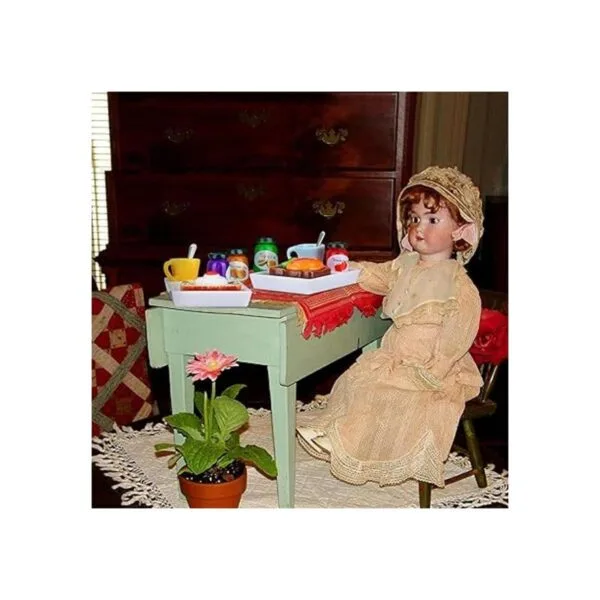 Juego de accesorios de cocina de casa de muñecas en_4