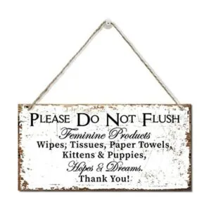 Letrero de decoración de pared Hopes Dreams Letrero de_1