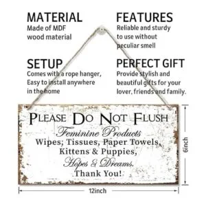 Letrero de decoración de pared Hopes Dreams Letrero de_3