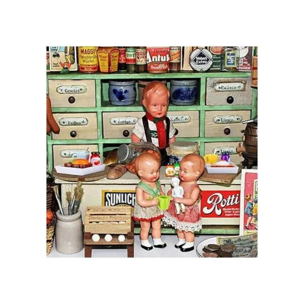 Juego de accesorios de cocina de casa de muñecas en_6