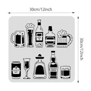 BENECREAT Oktoberfest Plantillas de pintura de dibujo_2