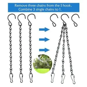 YINGFENG Paquete de 10 cadenas colgantes de 9.5 pulgadas_5