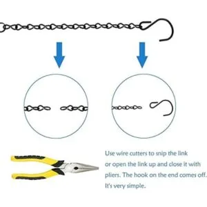 YINGFENG Paquete de 10 cadenas colgantes de 9.5 pulgadas_4