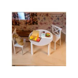 Juego de accesorios de cocina de casa de muñecas en_7