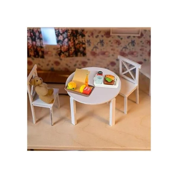 Juego de accesorios de cocina de casa de muñecas en_7