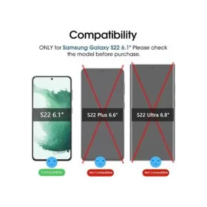 amFilm Paquete de 2 protectores de pantalla híbridos para_2