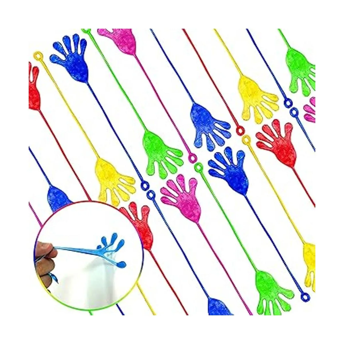 42 juguetes adhesivos de vinilo elásticos surtidos_5