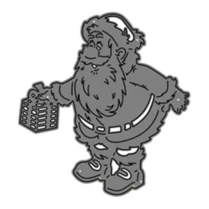 Troqueles de metal con marco de Papá Noel para regalo de_5