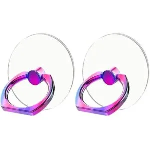 Kinizuxi Colorful Cell Phone Ring Holder Stand 2 Packs_1