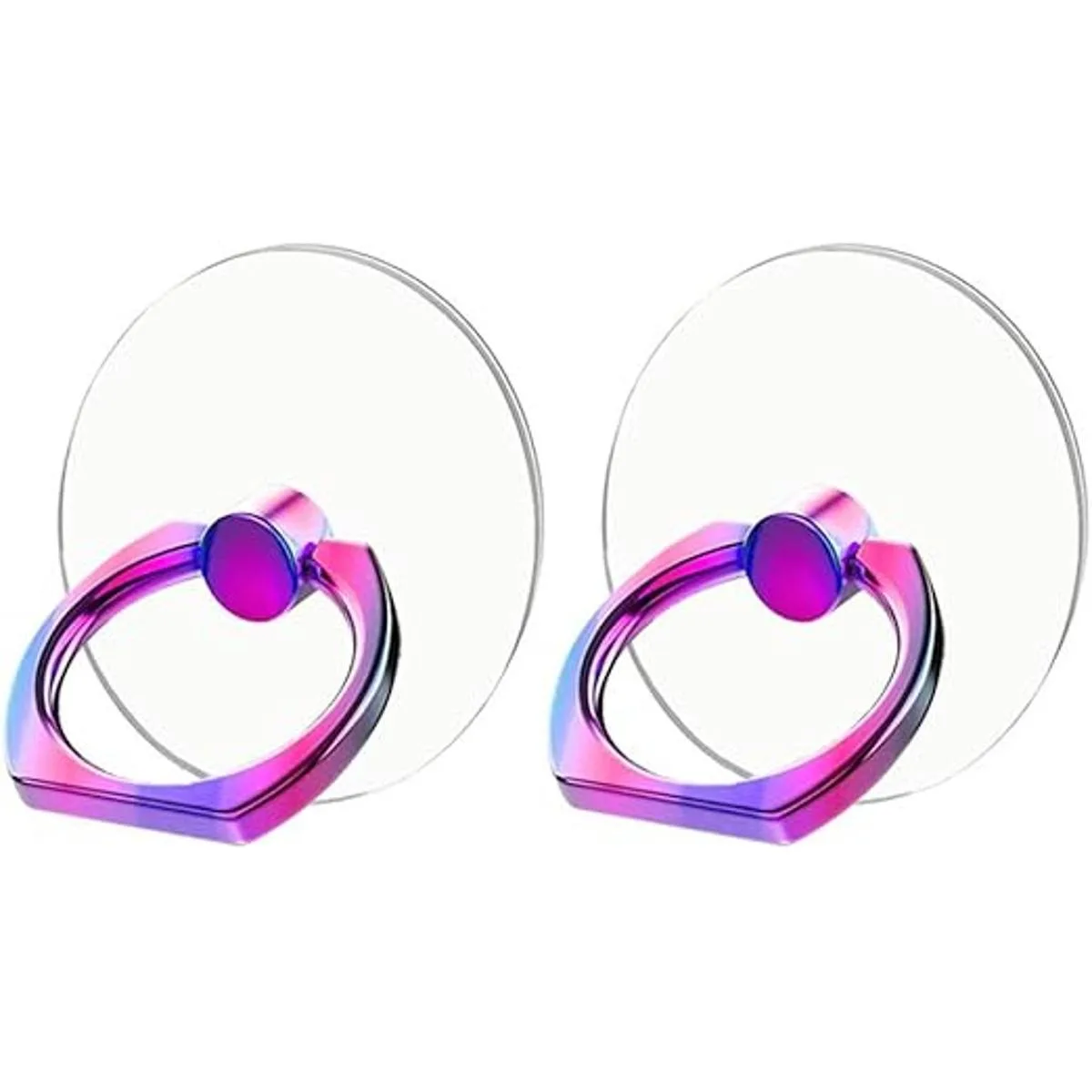 Kinizuxi Colorful Cell Phone Ring Holder Stand 2 Packs_1