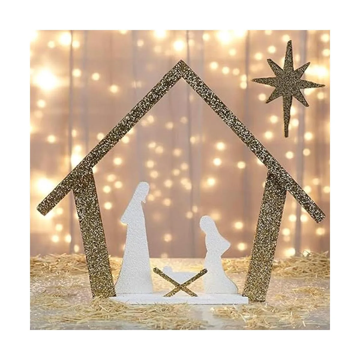 FloraCraft corazones de paja Paja Bronceado 4 onza_3