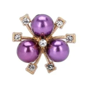 20 adornos de perlas de diamantes de imitación broche de_4