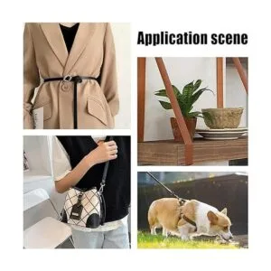 GORGECRAFT Correa de cuero negro plegable de 10.94 yardas_7