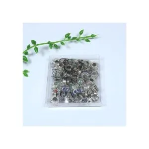 TOAOB 30 cuentas de diamantes de imitación europeos_7