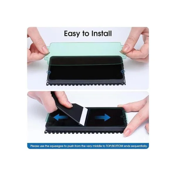 amFilm Paquete de 2 protectores de pantalla híbridos para_4