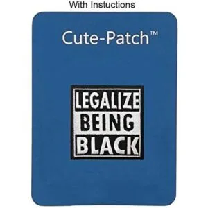 2.75 Legalize Ser Negro Bordado Hierro en Parche Negro_3
