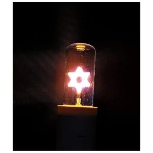 Bombilla de neón de repuesto para lámparas Yahrzeit para_3